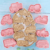 SET. 8 Emporte-piéces Camions